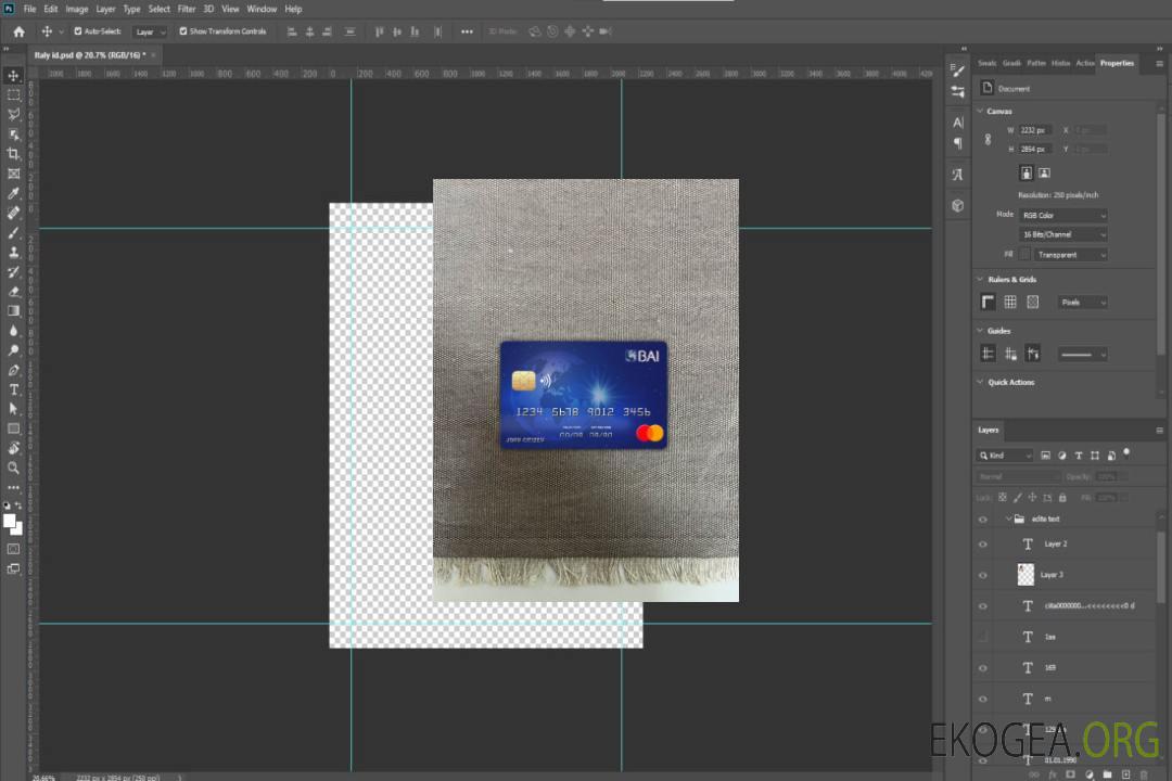 Cabo Verde BAI bank mastercard photolook recto template Cabo Verde BAI bank mastercard photolook recto template